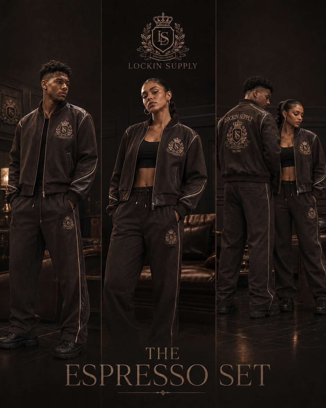 THE ESPRESSO | Suede-Touch Set