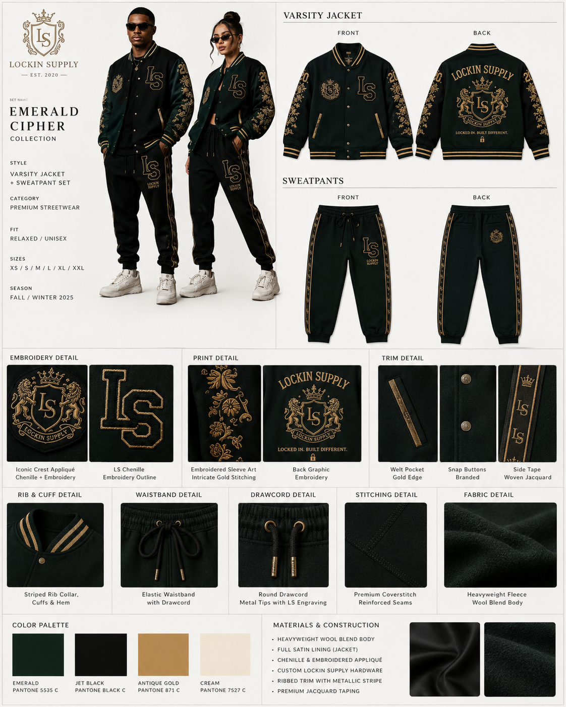 EMERALD CIPHER | Varsity Set