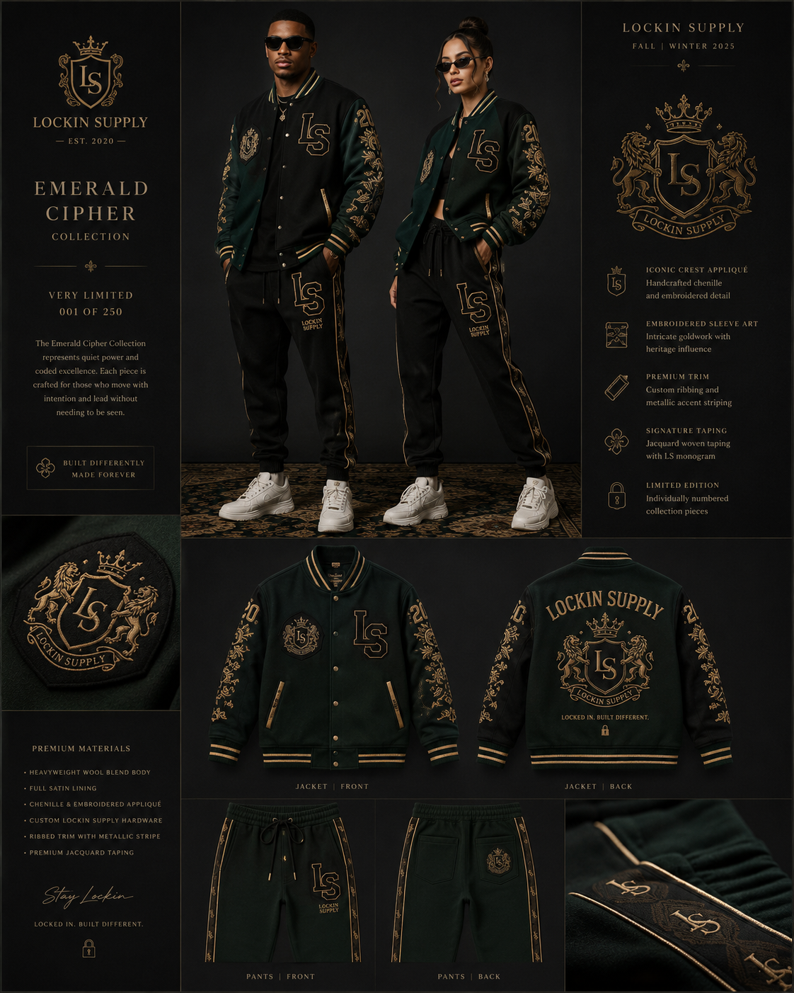 EMERALD CIPHER | Varsity Set